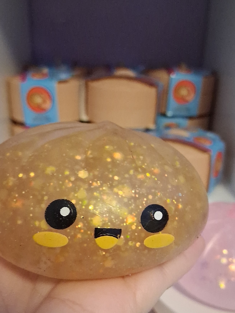 “🎀 Viral Dumpling Squishy Mystery Glitter